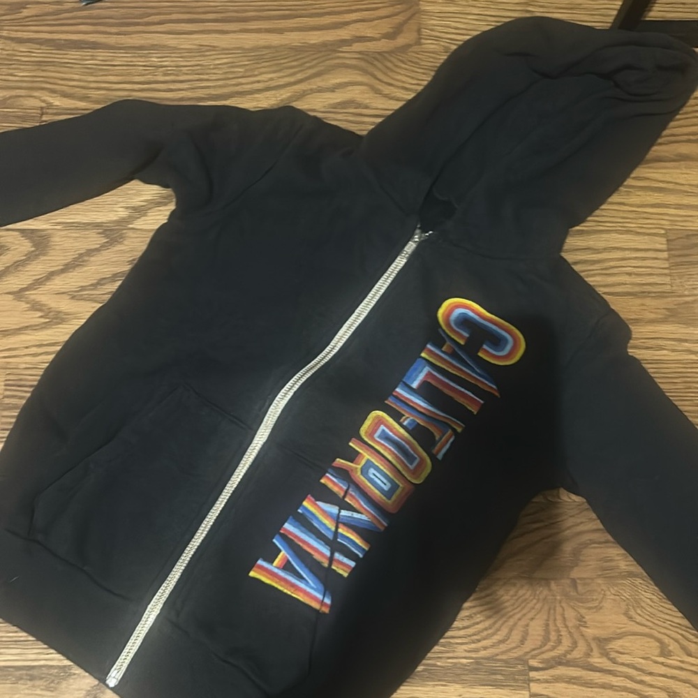 Californian vintage boys’ zip hoodie sweatshirt